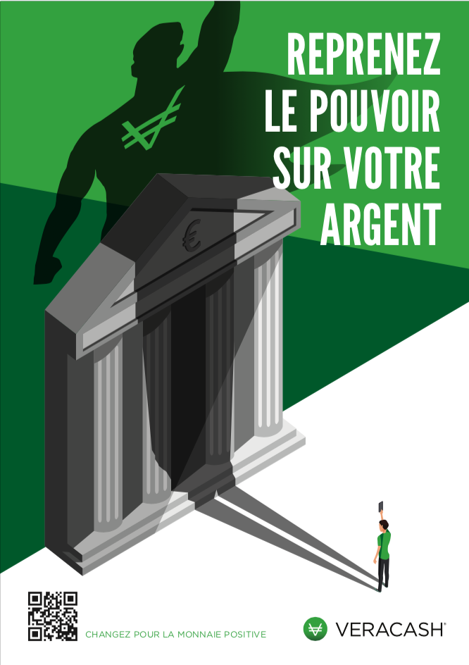 Affiche anti-banque VeraCash